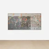 Petra Cortright, Mackie's Nakamichi cd-45 +NetTalk +Sejnowski +download +free, 2018, digital painting on Belgian linen, in artist's frame
