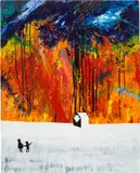 Stanley Donwood, Look, 2007, oil on canvas