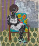 Odinakachi Okoroafor, Spinster, 2020, acrylic on canvas