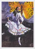 Paulina Olowska, She the Lepidopterist, 2022, digital print on paper