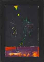 Soft Places by Harold Ancart, 2015, oil stick on paper laid on cloth-bound book Harold Ancart 'Soft Places', sold Apr 2022