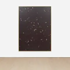 Breman by Adam McEwen, 2007, chewing gum and acrylic on canvas, sold Apr 2022