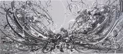 Katrin Fridriks, Stendhal Syndrome- Silver, 2013, acrylic on canvas