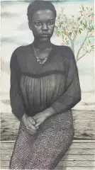 Jenny Scobel, On the Outbound Side, 2005-06, graphite, watercolour and wax on panel
