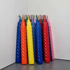Philippe Parreno, Untitled (Interior Cartoons), 2013, wax and wick, in 22 parts