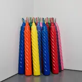 Philippe Parreno, Untitled (Interior Cartoons), 2013, wax and wick, in 22 parts
