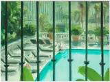 Caroline Walker, Study for Pool Views, 2015, oil on paper