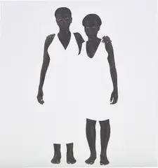 Sungi Mlengeya, Relations, 2019, acrylic on canvas
