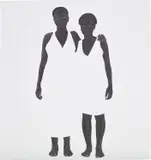 Sungi Mlengeya, Relations, 2019, acrylic on canvas
