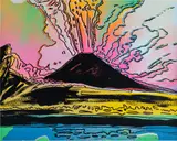 Vesuvius by Andy Warhol, 1985, unique screenprint on Arches 88 paper, sold Jun 2022