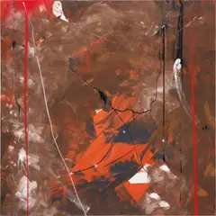 Futura 2000, Broken Clock, 2011, spray paint and acrylic on canvas