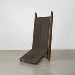 Racing Rubber Sled by Salvatore Scarpitta, 1989, wood, rubber, bandages and mixed media, offered Jun 2022