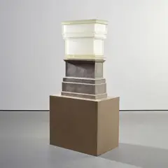 Untitled (Trafalgar Square Plinth) by Rachel Whiteread, 1999, plaster and resin, in 2 parts, sold Jun 2022