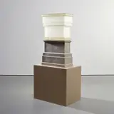 Rachel Whiteread, Untitled (Trafalgar Square Plinth), 1999, plaster and resin, in 2 parts