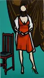 At the Studio with Ika 2 by Julian Opie, 2011, silkscreen on painted panel, sold Jun 2022