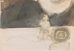 Crawling Insects by David Hockney, 1960, ink and watercolour on paper, sold Jun 2022