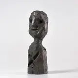 A. R. Penck, Selbstkopf I, 1984, bronze