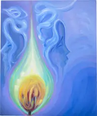 Hannah Bays, Embers, 2022, oil on canvas