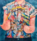 Rebecca Ness, Pencil Flipper, 2020, oil on linen