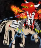 Robert Nava, Before Minotaur, 2019, acrylic and grease pencil on canvas