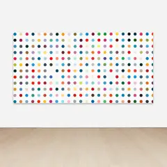 Damien Hirst, Biotin Hydrazide, 1995, household gloss on canvas