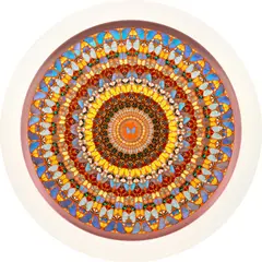 Damien Hirst, Omnipotence, 2008, butterflies and household gloss on canvas