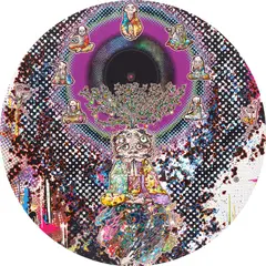Takashi Murakami, Sage, 2014, acrylic, gold leaf and platinum leaf on canvas mounted on wood panel