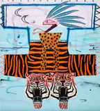 Jordy Kerwick, Untitled, 2020, oil, acrylic and spray paint on canvas