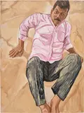 Raghav Babbar, Surinder, 2020, oil on linen