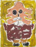 André Butzer, Untitled (Schande-Mann), 2006, oil on canvas