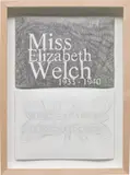 Sonia Boyce, Miss Elizabeth Welch 1933-1940 / a nightingale sang in Berkeley Square, 2021, graphite, carbon transfer and acrylic on paper, in 2 parts, in artist's frame