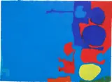 Patrick Heron, Scarlet, Dark Blue and Lemon to the Right of Cobalt: April 1968