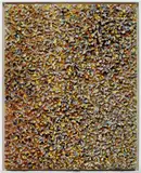 Nabil Nahas, Untitled, 1996, echinoderms and acrylic on wood panel
