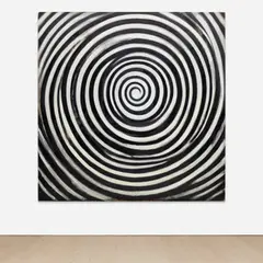 Ross Bleckner, Deceased, 1981, oil and wax on canvas