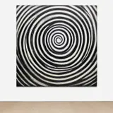 Ross Bleckner, Deceased, 1981, oil and wax on canvas