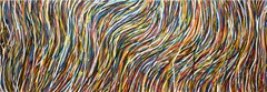 Sol LeWitt, Wavy brushstrokes, 1995, gouache on paperboard