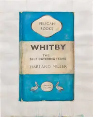 Harland Miller, Whitby - The Self Catering Years, 2002, watercolor, gouache and graphite on paper