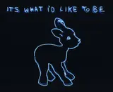 Tracey Emin, It's what I'd like to be, 1999, blue neon