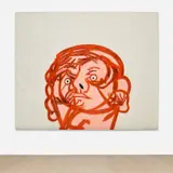Tony Bevan, Head (PC997), 1997, acrylic, pigment and charcoal on canvas