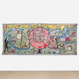 Grayson Perry, Map of Truths and Beliefs, 2011, wool and cotton tapestry