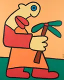 Thierry Noir, N’EN DOUTONS PAS LE BONHEUR EST DANS LE PRÉ. OUI C’EST VRAI J’EN REVIENS JE L’AI VU.