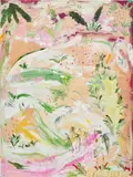 Michaela Yearwood-Dan, Love Letters to Siri no.2, 2018, acrylic, oil and charcoal on canvas