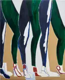 Leggings 1 by Anastasia Bay, 2019, oil, acrylic and oilstick on canvas, sold Dec 2022