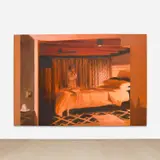 Caroline Walker, Overnighter, 2016, oil on linen