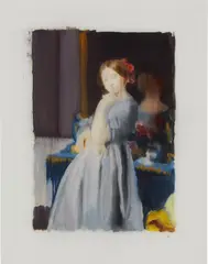 Karyn Lyons, Ingres Study #2, 2012, oil on vellum
