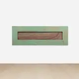 Theaster Gates, Topological Study with Hose, 2012, wood, fire hose and cork board, with staples