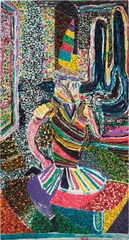 Tal R, Horserider from Lolly, 2012, oil on canvas