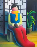 Jordi Ribes, El Inquilino, 2005, oil on canvas