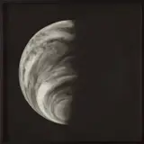 Robert Longo, Untitled (Small Venus), 2005, charcoal on paper, in artist's frame