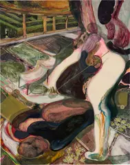 Guglielmo Castelli, The Maze, 2020, oil on board